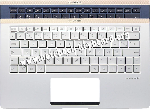 CLAVIER FRANÇAIS TOPCASE Original Asus F552C F552CL F552E F552EA F552EP Blanc EUR 89,70 - FR