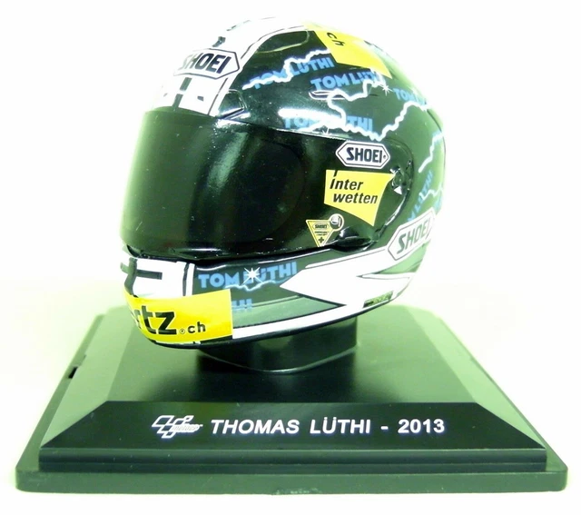 ALTAYA 1/5 SCALE - Olivier Jacque 2000 Shark Moto GP Helmet with Plinth and Case EUR 30,70 - FR