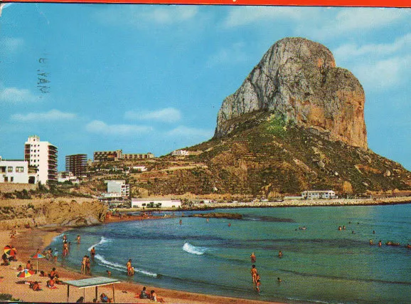 Postal Calpe Peñon De Ifach Costa Blanca Alicante Postcard Postkarte     Cc01743