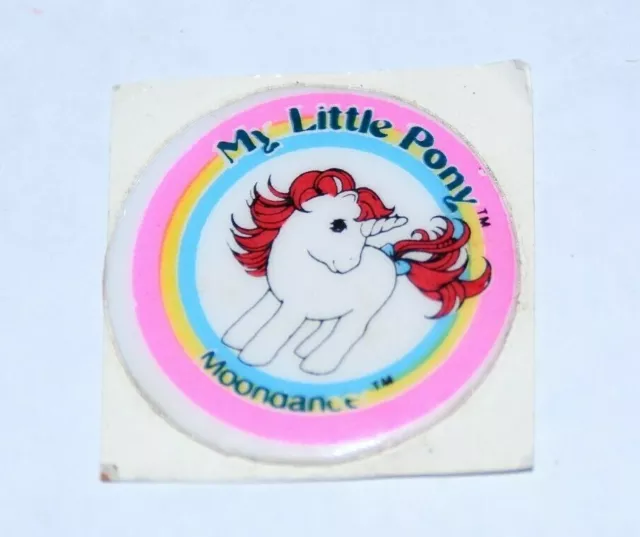 Vintage G1 MLP My Little Pony Puffy Sticker MOONDANCE New Sticky