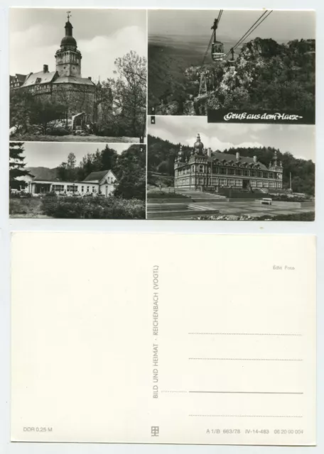 94247 - Gruß aus dem Harz - Echtfoto - alte Ansichtskarte