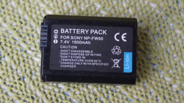 Batterie für Sony (NPFW50.CE) Kamera