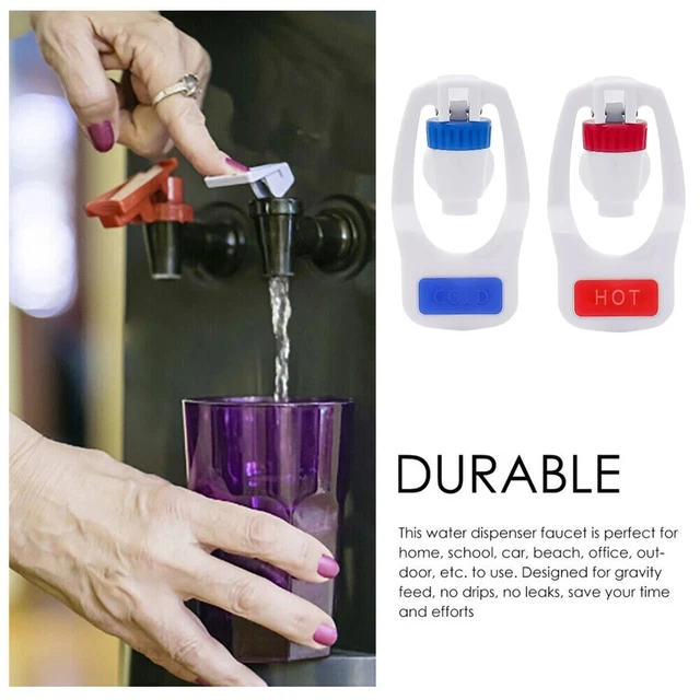 Robinet Distributeur Pour Bouteille D'Eau 5 Litres - Valve En Plastique, Usage Bureau, Camping, Pique-nique
