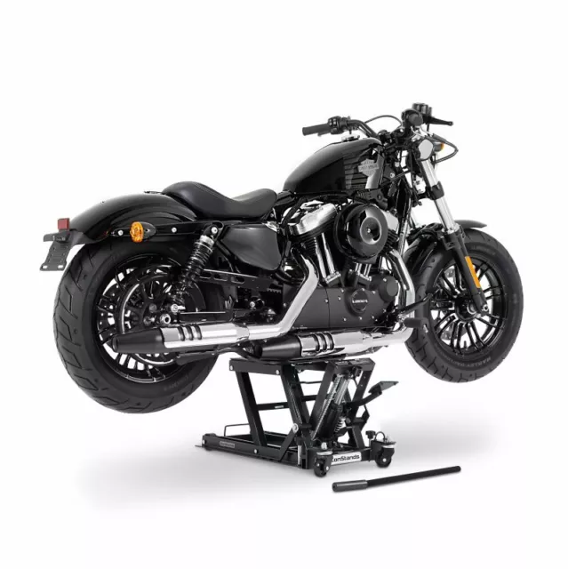 Motorrad Hebebühne L für Chopper / Custombike schwarz CB10952