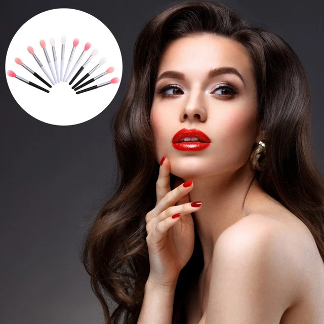 12Pcs Make-up Lippenstift Applikator Kosmetische Lippenstift Pinsel