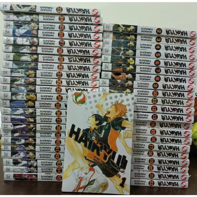 Language: Japanese Haikyuu!! Manga comic books vol.1-15 set anime Furudate