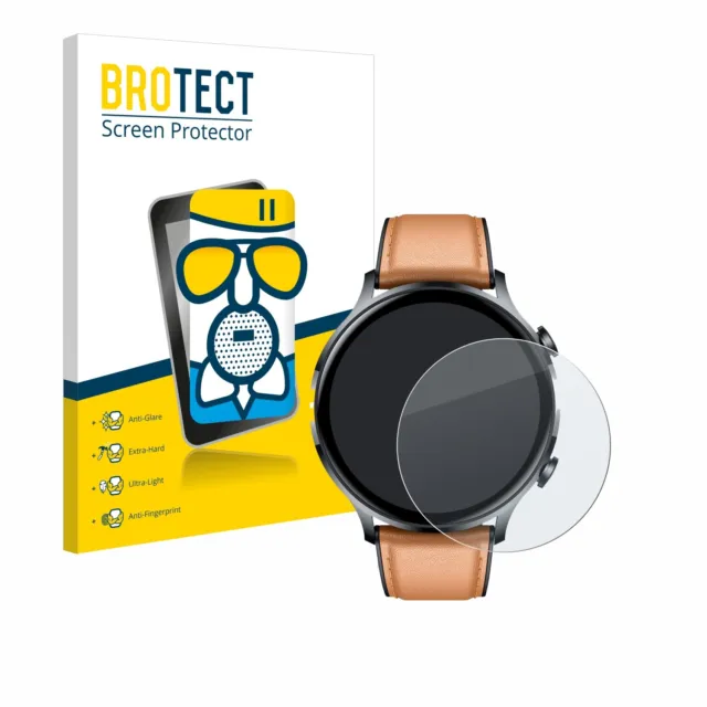 brotect Protection Intégrale 3D Incurvé pour Garmin vivoactive 4s (40 mm)  (2 Pièces) - Couverture Complète, Film Protection Écran