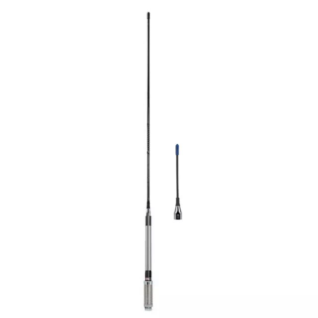 GME AE4018K2 6.6dBi + 3dBi UHF CB Radio Elevated Feed Antenna Twin Pack 930mm GM