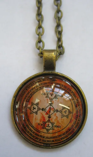 Halskette Siegel Salomons Necklace Sigel Magie Hexagramm 333