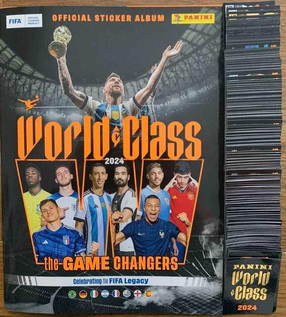 PANINI WORLD CLASS 2024 Game Changer Full Complete Set 384 stickers