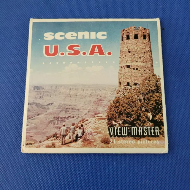 Early Sawyer's A996 Scenic USA United States Travel view-master 3 Reels Packet