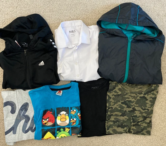 Pacchetto ragazzi 11-12 anni ADIDAS, TED BAKER, M&S, NEXT, ANGRY BIRDS