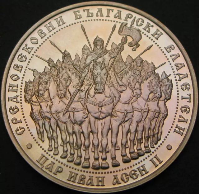 BULGARIA 10 Leva 2018 Proof - Silver .925 - Tsar Ivan Asen II - 2207 ¤ PB