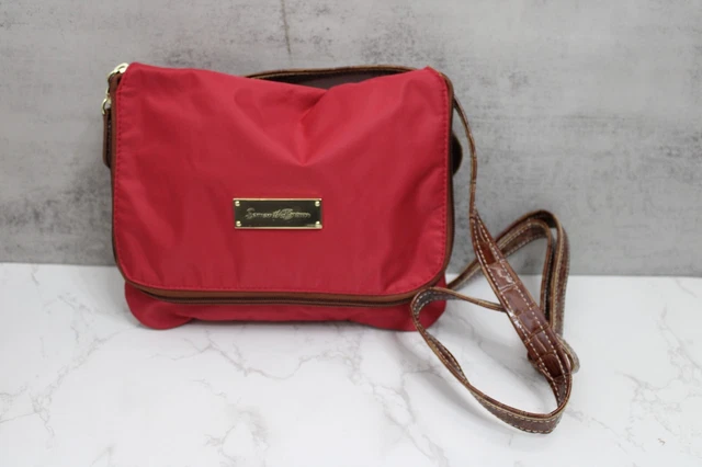 Samantha Brown Red Crossbody Purse Travel Bag