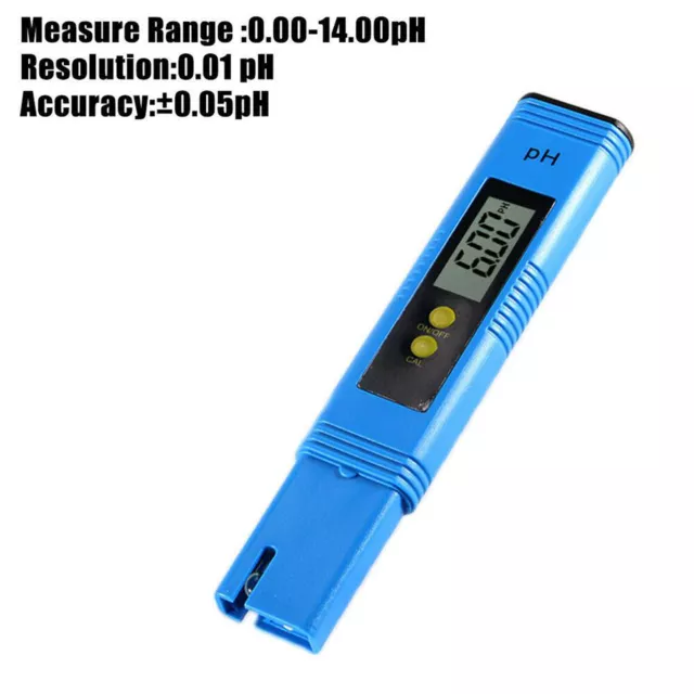 Digital PH Tester Meter Electric Water Quality Tester Pen 0-14Ph 3