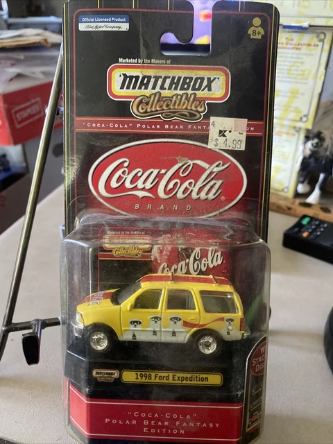 Vintage 1999 Coca Cola  Matchbox Collectibles 1998 Ford Expedition New!