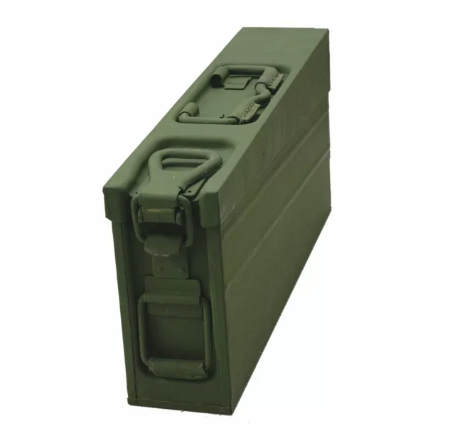 Genuine German Army Surplus Military Ammo Box Ammunition Metal Tool Storage New