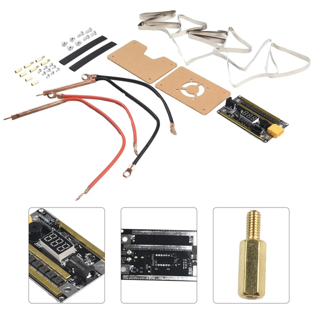 Mini Kit Saldatura Portatile con Display Digitale per Fai Da Te per Saldatura a Batteria