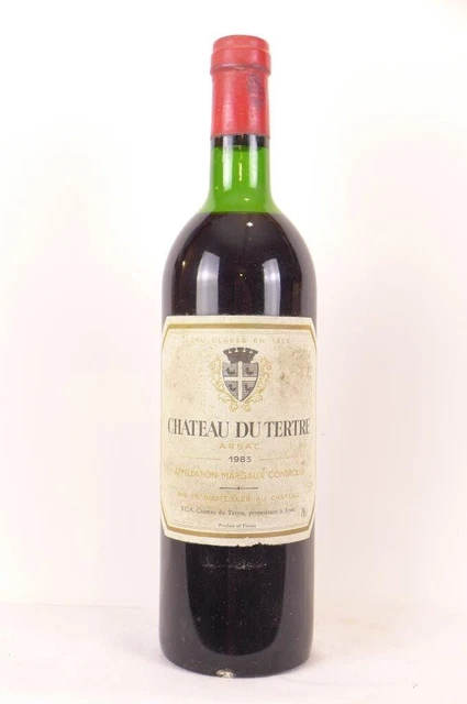 margaux château du tertre grand cru classé rouge 1983 - bordeaux