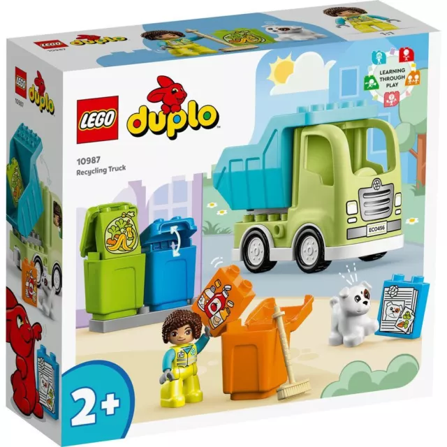 LEGO Duplo Ciudad Reciclaje Camión 10987 Juguete de Construcción Set (15 Piezas)