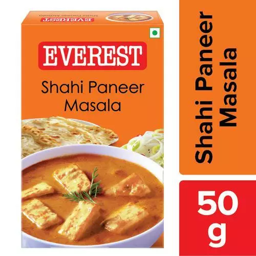 Everest 50 Gm Of 100 % Premium & Pure Bland Of Spices Shahi Paneer Masala, 2Pcs