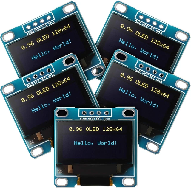 écran Oled 1.3 Module Affichage OLED 1,3 I2C - 128x64 Pixels - Compatible Arduino Et Raspberry