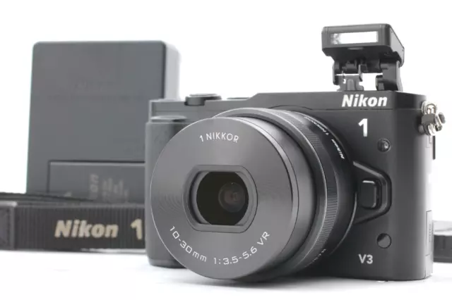 【MINT w/ LENS】 Nikon 1 V3 18.4MP Digital Camera NIKKOR 10-30mm f3.5-5.6 VR Japan