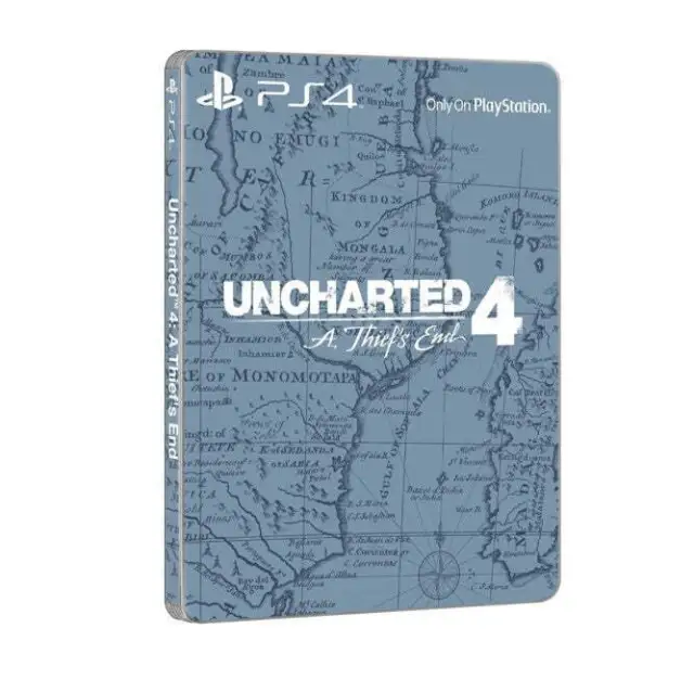 PS4 - Uncharted 4: A Thief's End DE mit OVP / Steelbook sehr guter Zustand