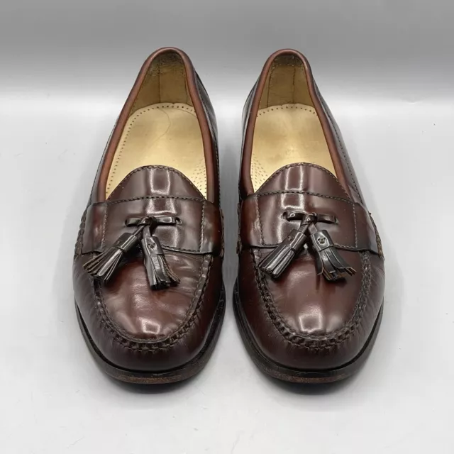 COLE HAAN PINCH Tassel Loafer Men’s 9 D Slip On Shoes Brown Leather ...