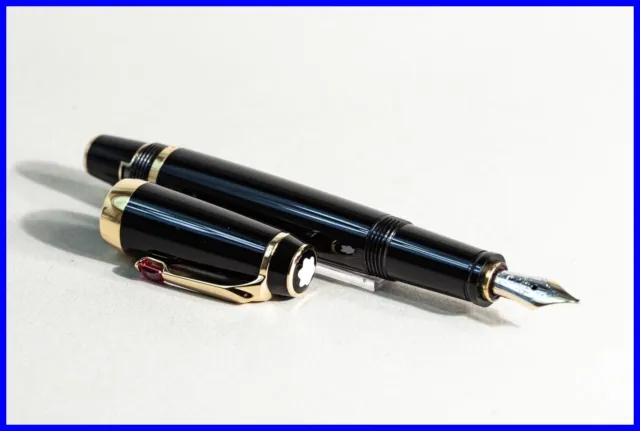 Montblanc Boheme Patronen Füller Rouge herausdrehbare M 14K GOLD Feder Rubin