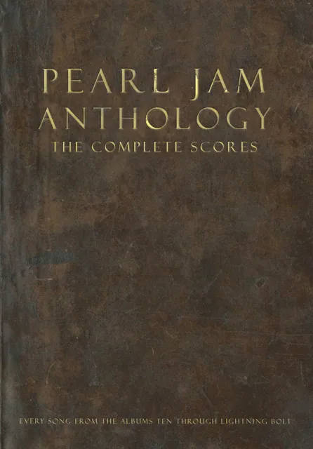 Pearl Jam Anthology Complete Scores Deluxe Guitar Tab Bass Drum Sheet Music Book