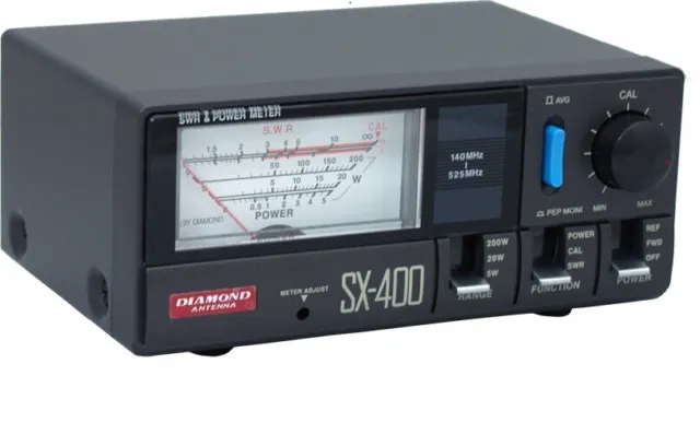 Diamond SX-400N - Rosmetro/Wattmetro 140-525 Mhz - 5/20/200 Watt