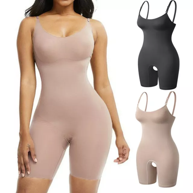 Plus Size Women Full Body Shaper Firm Tummy Control Shapewear Slimming  Bodysuit