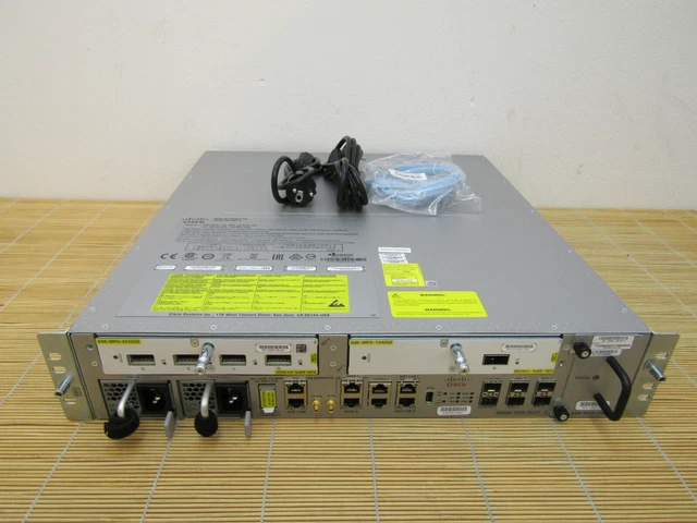 CISCO ASR-9001 ASR 9001 Router 4x10 GE 2xPSU 120Gbps A9K-MPA-1x40GE A9K ...