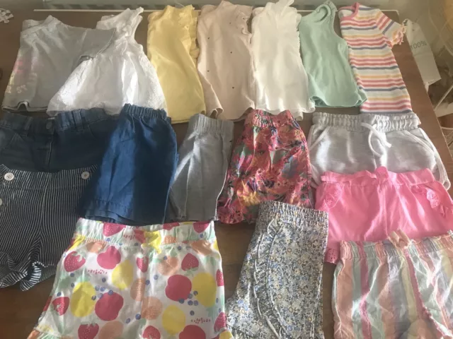 Pacchetto abbigliamento estivo per ragazze 2-3 anni