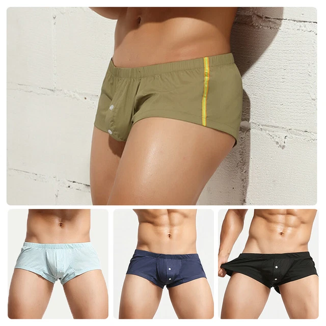 Tuta da allenamento uomo bassa seduta pantaloni casa mutande tempo libero pantaloncini box