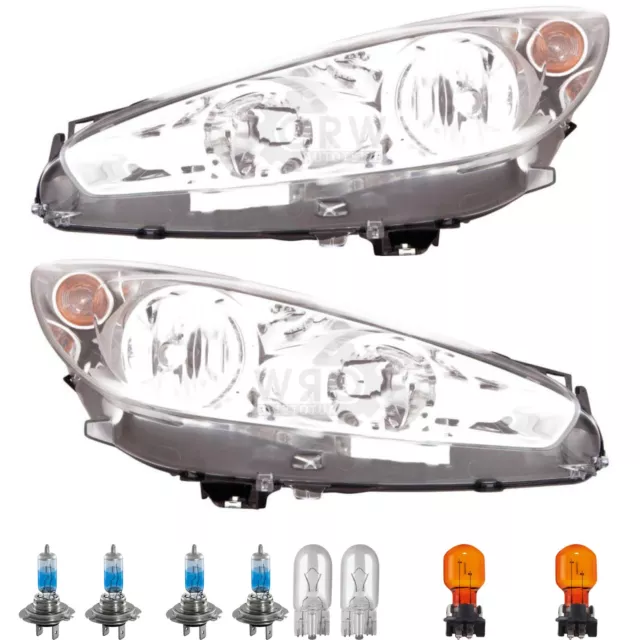 Scheinwerfer Set inkl. Premium Lampen für Peugeot 208 CA_ CC_ mit LWR Motor