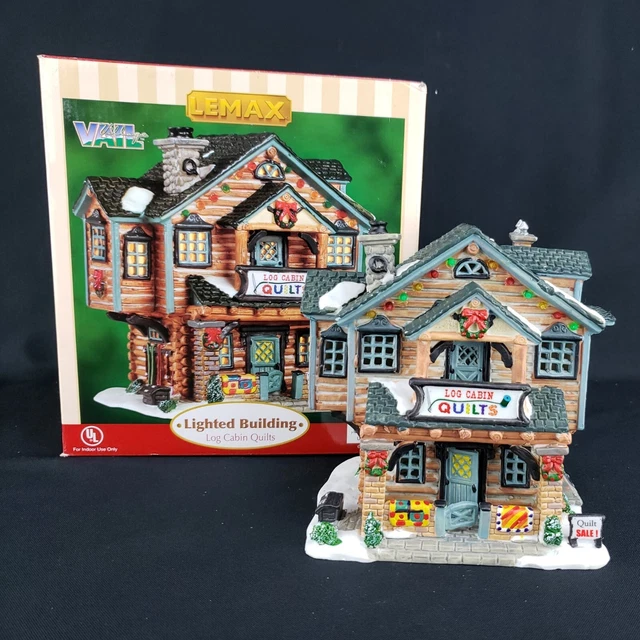 Log Cabin Quilts 15584 Lemax Vail Village Christmas