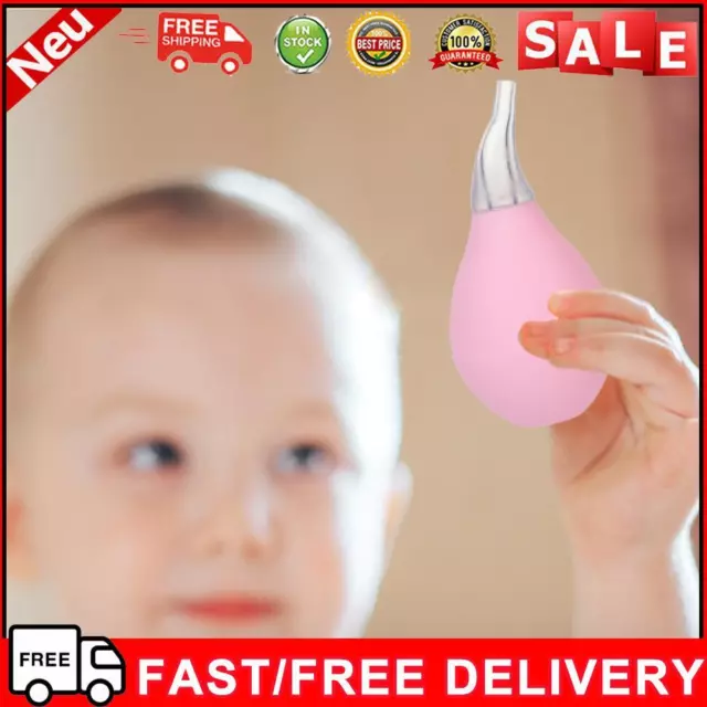 New Baby Nasal Aspirator Medical PVC Mucus Vacuum Silicone Tip Water Drop Shape