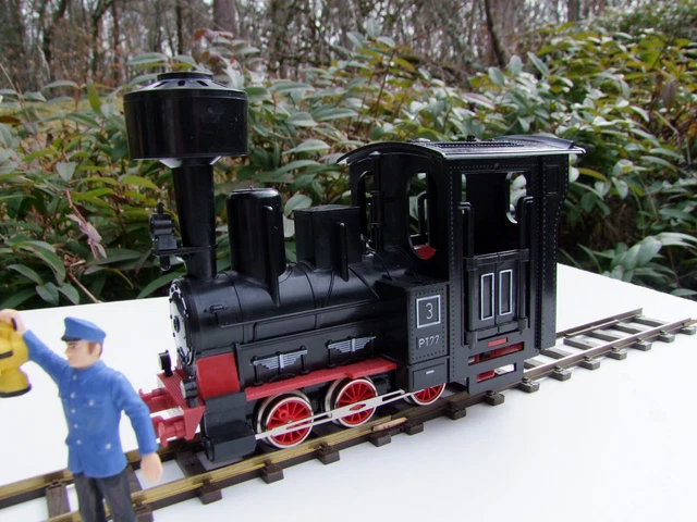 Faller_Playmobil _Lgb trains G échelle 1/22 locomotive vapeur 030 , rail de 32mm
