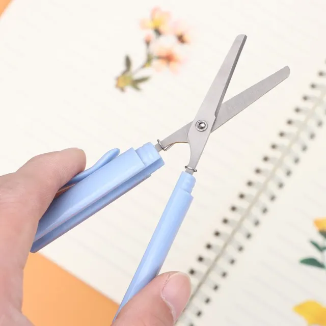 Safe Folding Scissor Handwork Art Tools Handcraft Scissor Pen Shape Scissor