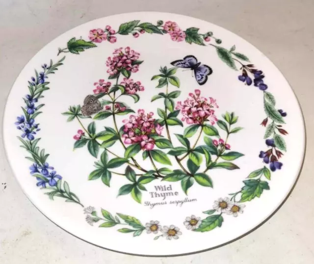 Royal Worcester Herbs Limited Edition Collectors' Plate wild thyme 7.5"