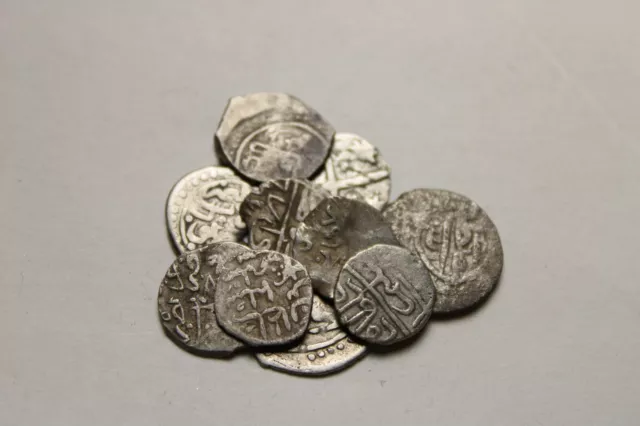 Rare genuine Islamic silver akce AKCE coin/Random Ottoman Empire 15th Century 3