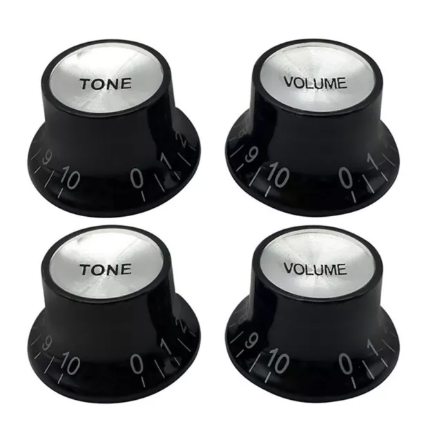 High Quality Top Hat Knobs for Gibson Electric Guitars 2 Volume & 2 Tone