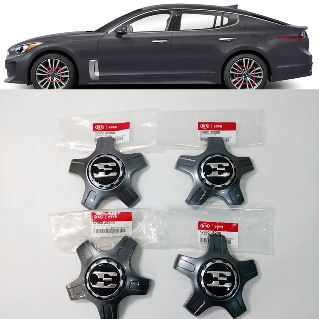 52960J5200 19& GENUINE Wheel Center Hub Cap Cover 4Pcs For Kia Stinger