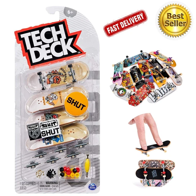 TECH DECK 96MM Fingerboards — Ultra DLX 4Pack (Styles Vary) Fast Free