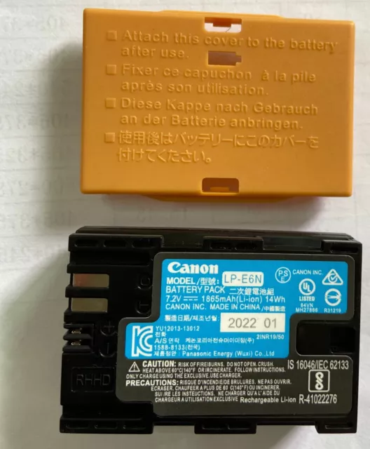 New Genuine LP-E6 Battery for for Canon EOS 5D Mark II III IV 70D 80D 90D LC-E6E