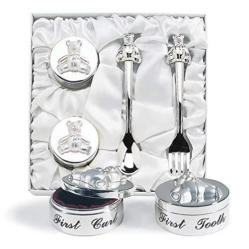 PGI Traders Baby’s First Curl and First Tooth Keepsake Box Collection | Adora...