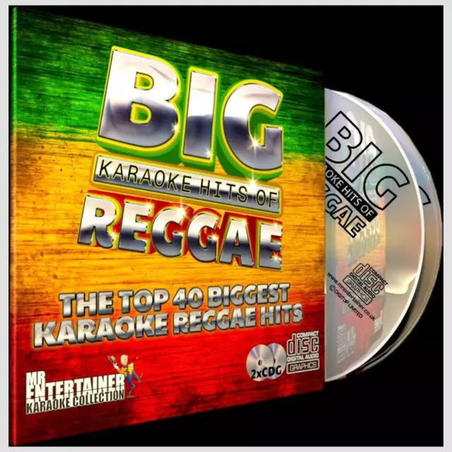 Mr Entertainer Big Karaoke Hits Of Reggae  - 40 Backing Tracks 2 CD+G/CDG Discs