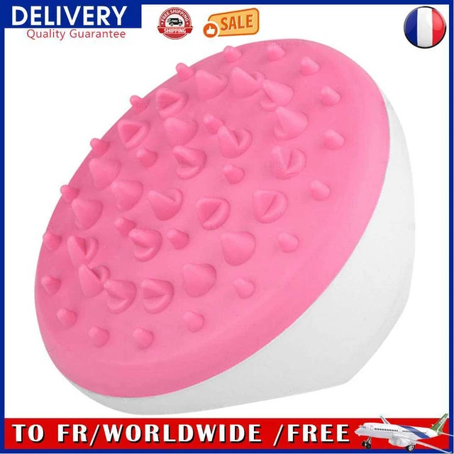 Hand-Held Full Body Massage Brush Anti Cellulite Muscles Massager (Pink)